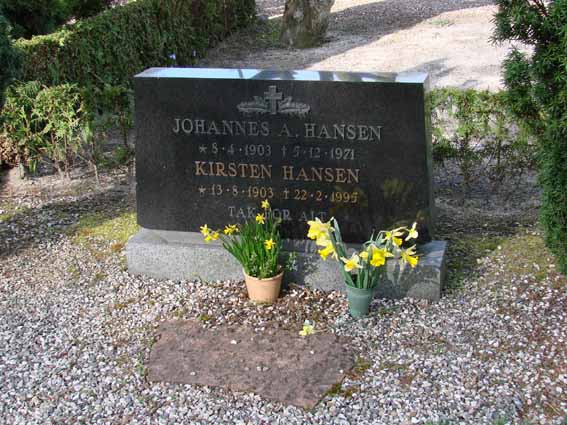 Billede af gravsten på Herning Vestre Kirkegård