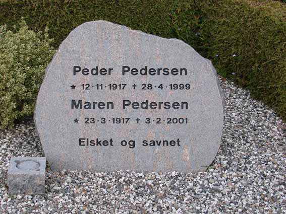 Billede af gravsten på Herning Vestre Kirkegård