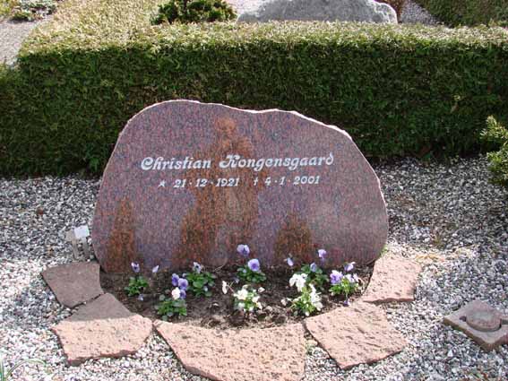 Billede af gravsten på Herning Vestre Kirkegård