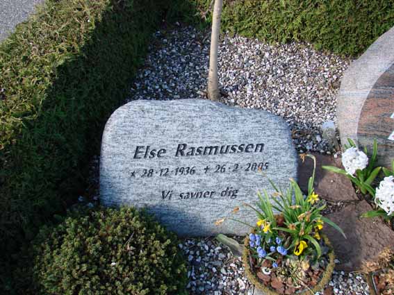 Billede af gravsten på Herning Vestre Kirkegård