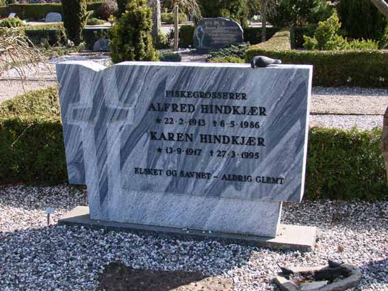 Billede af gravsten på Herning Vestre Kirkegård