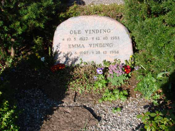 Billede af gravsten på Herning Vestre Kirkegård
