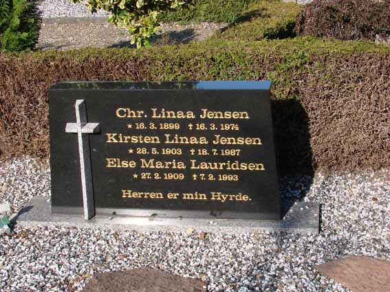 Billede af gravsten på Herning Vestre Kirkegård