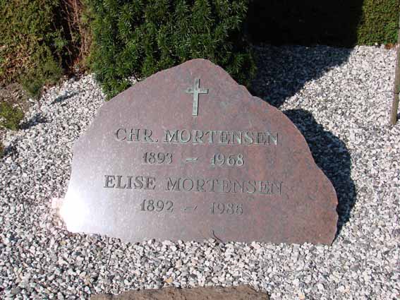 Billede af gravsten på Herning Vestre Kirkegård