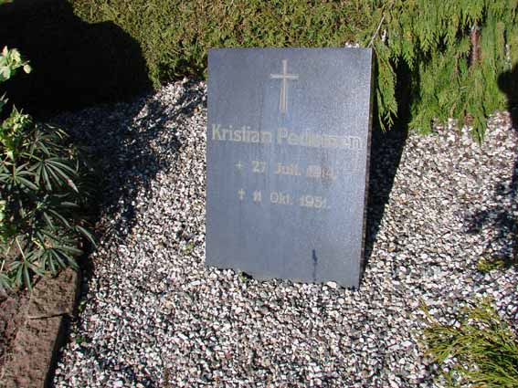 Billede af gravsten på Herning Vestre Kirkegård