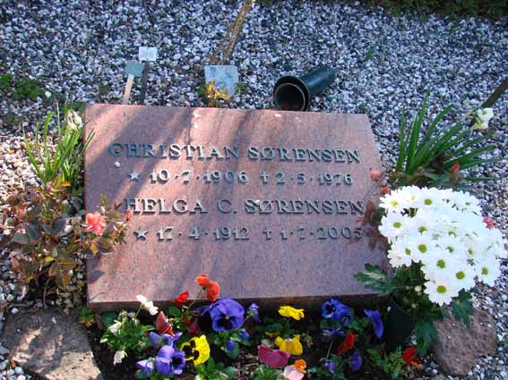 Billede af gravsten på Herning Vestre Kirkegård