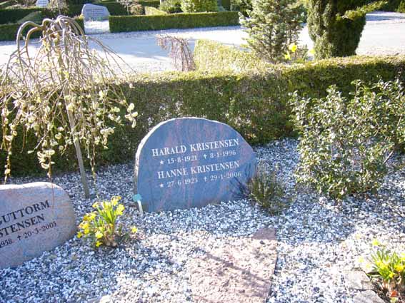 Billede af gravsten på Herning Vestre Kirkegård