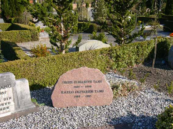 Billede af gravsten på Herning Vestre Kirkegård