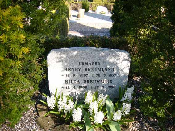 Billede af gravsten på Herning Vestre Kirkegård
