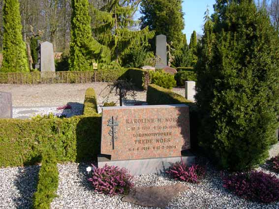 Billede af gravsten på Herning Vestre Kirkegård