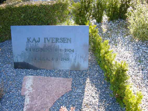 Billede af gravsten på Herning Vestre Kirkegård