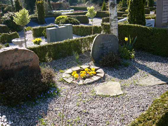 Billede af gravsten på Herning Vestre Kirkegård