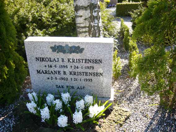 Billede af gravsten på Herning Vestre Kirkegård