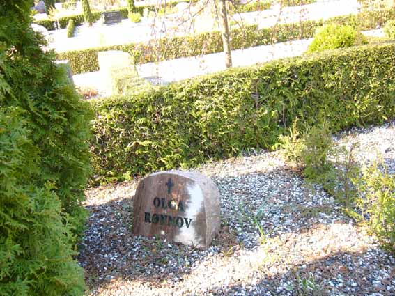 Billede af gravsten på Herning Vestre Kirkegård