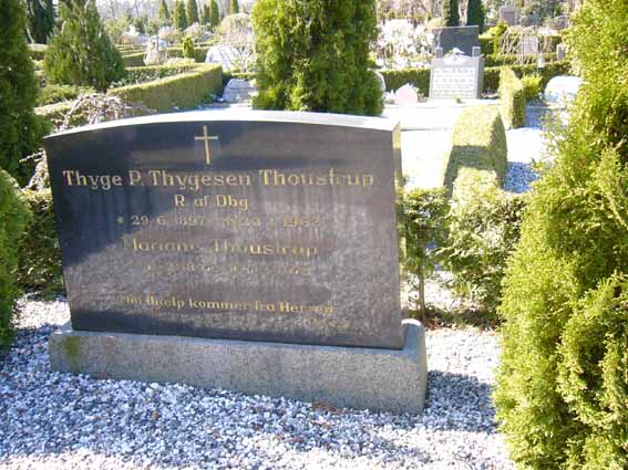 Billede af gravsten på Herning Vestre Kirkegård