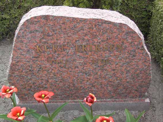 Billede af gravsten på Herning Vestre Kirkegård