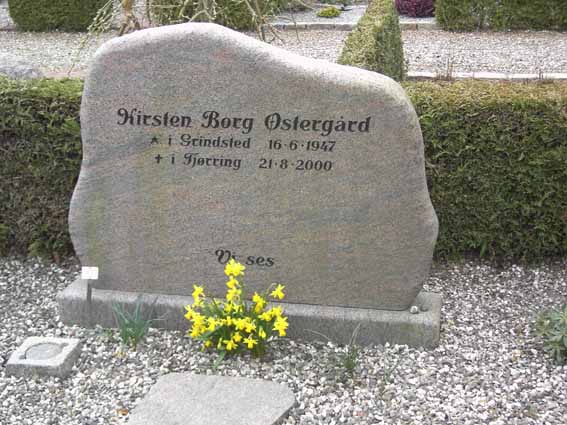 Billede af gravsten på Herning Vestre Kirkegård