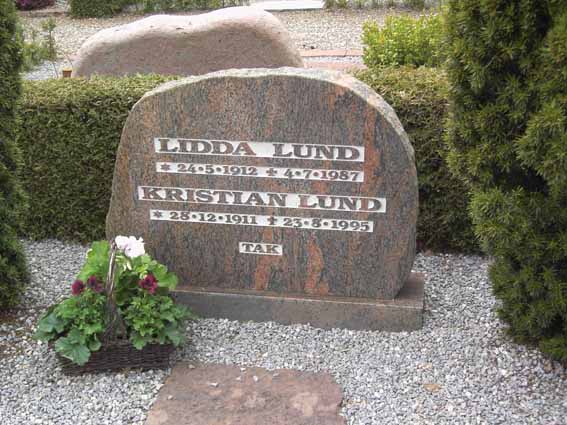 Billede af gravsten på Herning Vestre Kirkegård