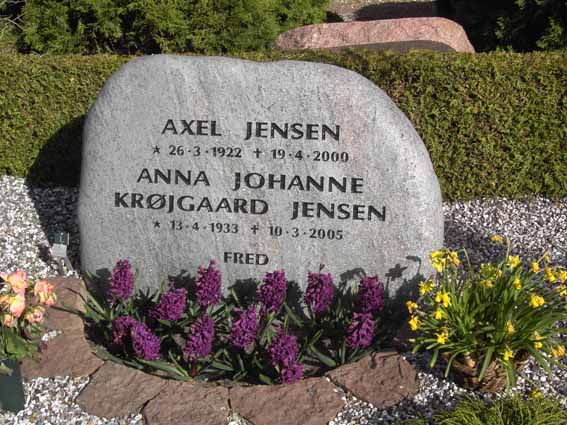 Billede af gravsten på Herning Vestre Kirkegård