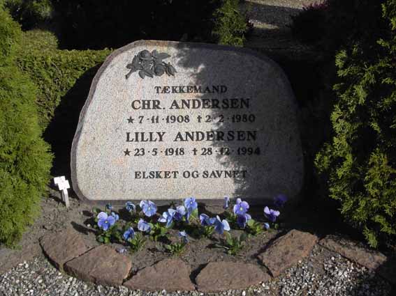 Billede af gravsten på Herning Vestre Kirkegård