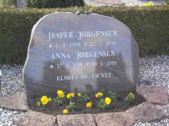 Billede af gravsten på Herning Vestre Kirkegård