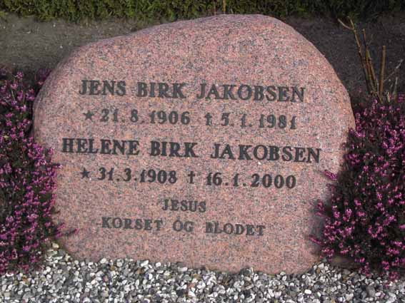 Billede af gravsten på Herning Vestre Kirkegård