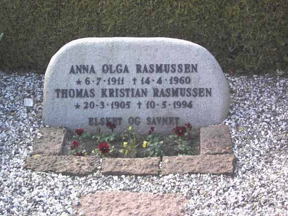 Billede af gravsten på Herning Vestre Kirkegård