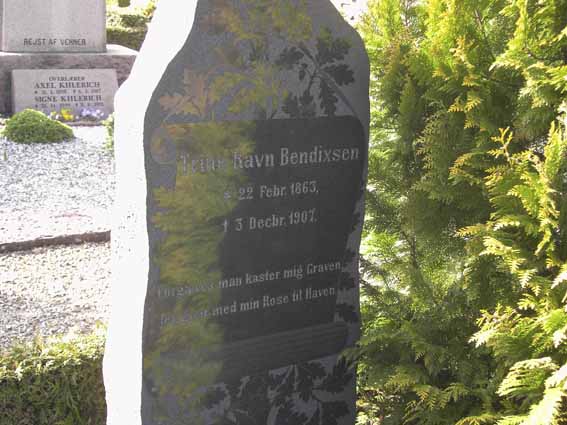 Billede af gravsten på Herning Vestre Kirkegård