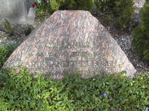 Billede af gravsten på Herning Vestre Kirkegård