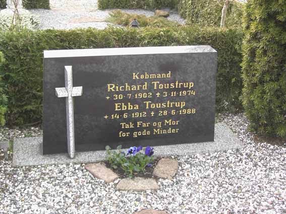 Billede af gravsten på Herning Vestre Kirkegård