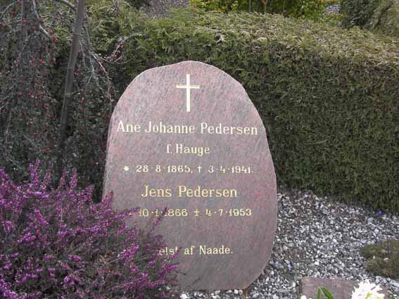 Billede af gravsten på Herning Vestre Kirkegård