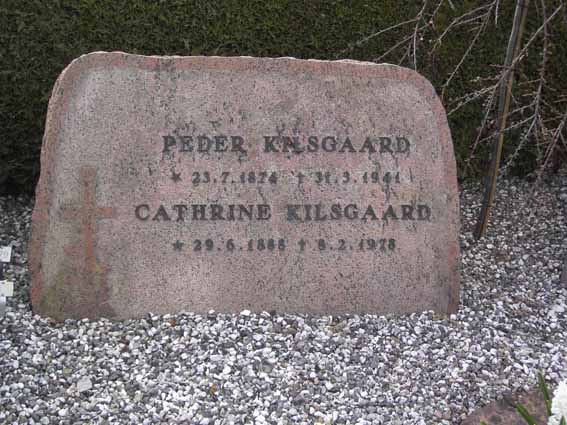 Billede af gravsten på Herning Vestre Kirkegård