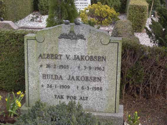 Billede af gravsten på Herning Vestre Kirkegård