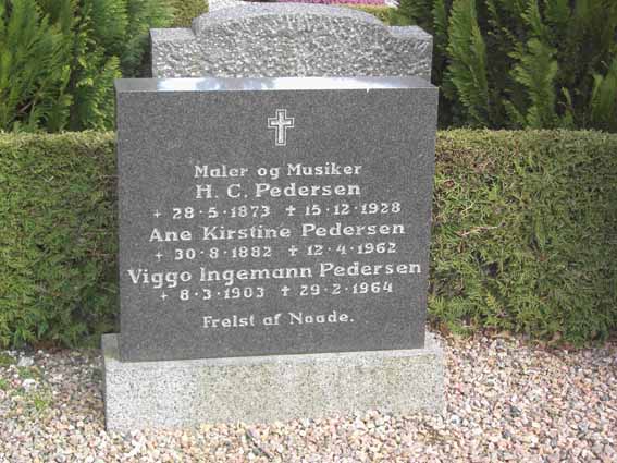 Billede af gravsten på Herning Vestre Kirkegård