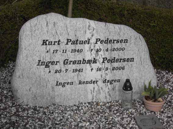 Billede af gravsten på Herning Vestre Kirkegård