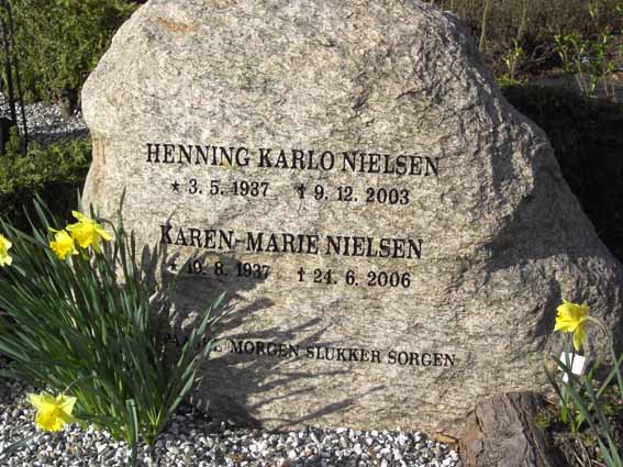 Billede af gravsten på Herning Vestre Kirkegård