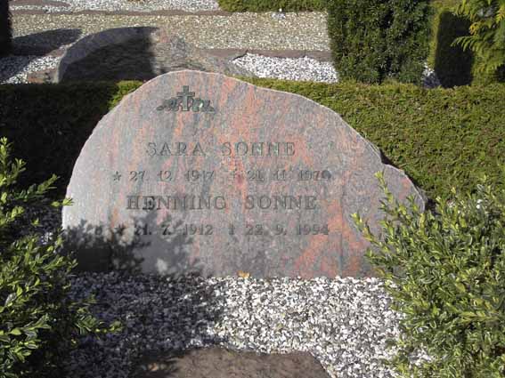 Billede af gravsten på Herning Vestre Kirkegård