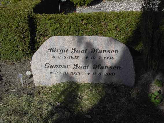 Billede af gravsten på Herning Vestre Kirkegård