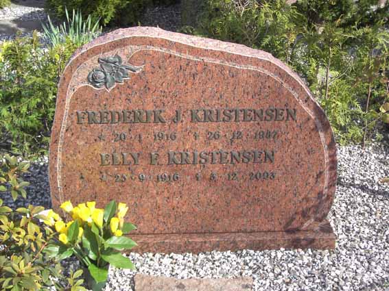 Billede af gravsten på Herning Vestre Kirkegård
