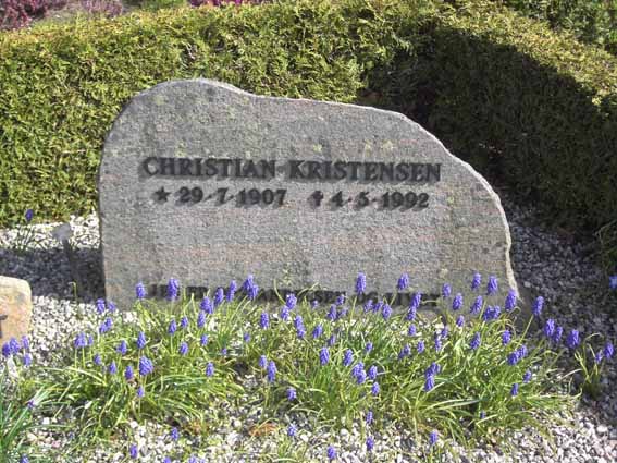 Billede af gravsten på Herning Vestre Kirkegård