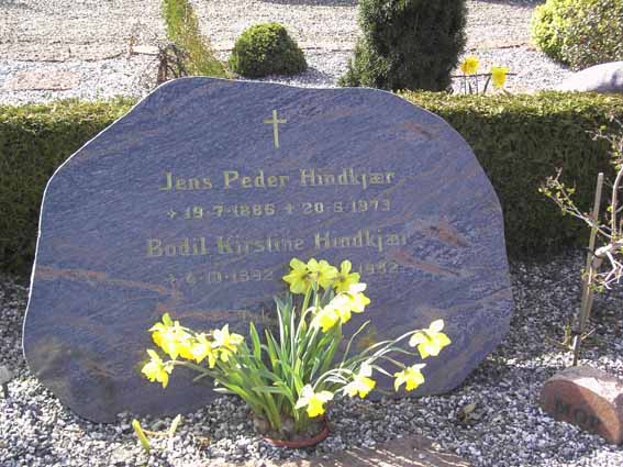 Billede af gravsten på Herning Vestre Kirkegård