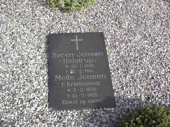 Billede af gravsten på Herning Vestre Kirkegård
