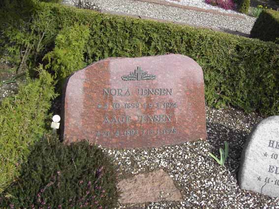 Billede af gravsten på Herning Vestre Kirkegård