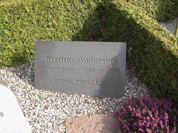 Billede af gravsten på Herning Vestre Kirkegård