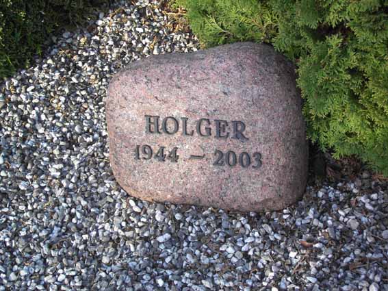Billede af gravsten på Herning Vestre Kirkegård
