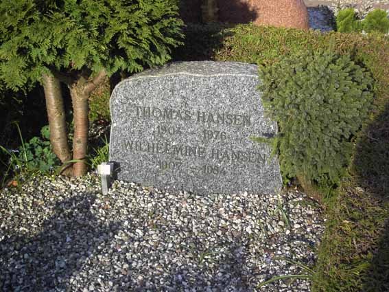 Billede af gravsten på Herning Vestre Kirkegård