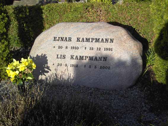Billede af gravsten på Herning Vestre Kirkegård