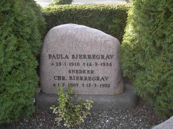 Billede af gravsten på Herning Vestre Kirkegård