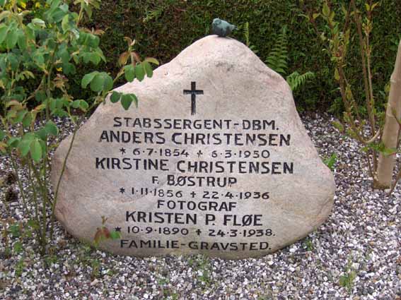 Billede af gravsten på Herning Vestre Kirkegård