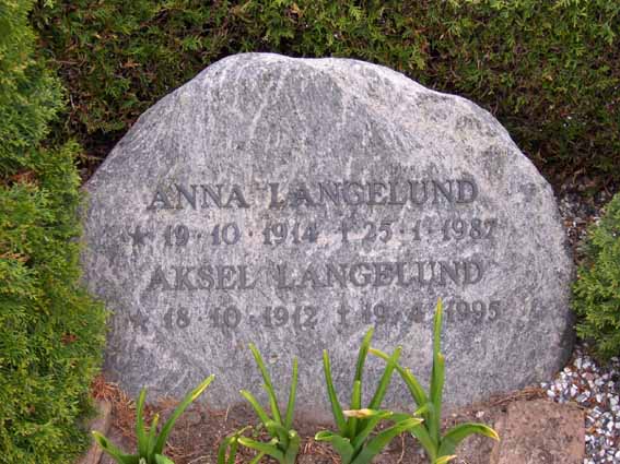 Billede af gravsten på Herning Vestre Kirkegård